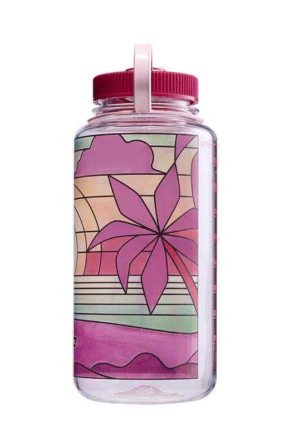 Nalgene 32oz Wide Mouth Sustain Bottle - Stained Glass Sunset