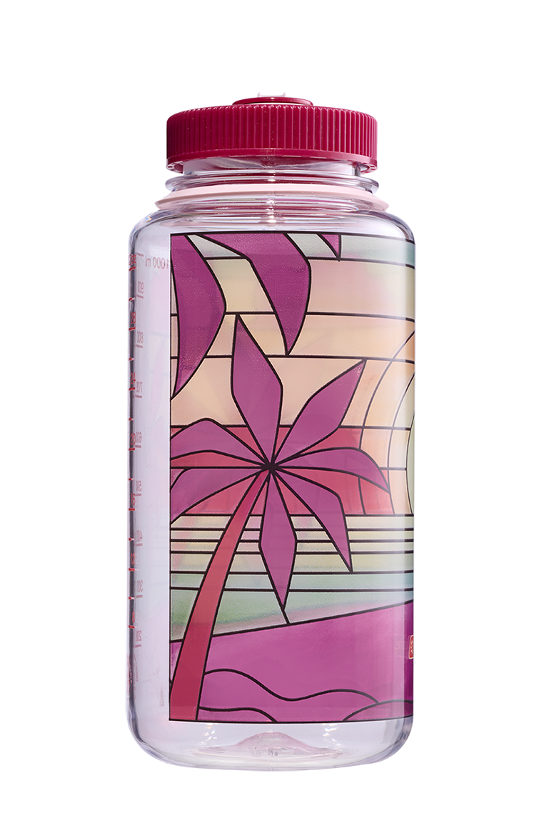 Nalgene 32oz Wide Mouth Sustain Bottle - Stained Glass Sunset