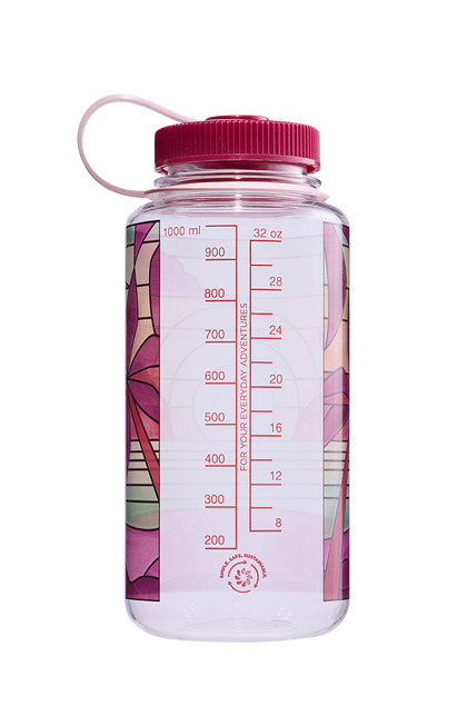 Nalgene 32oz Wide Mouth Sustain Bottle - Stained Glass Sunset