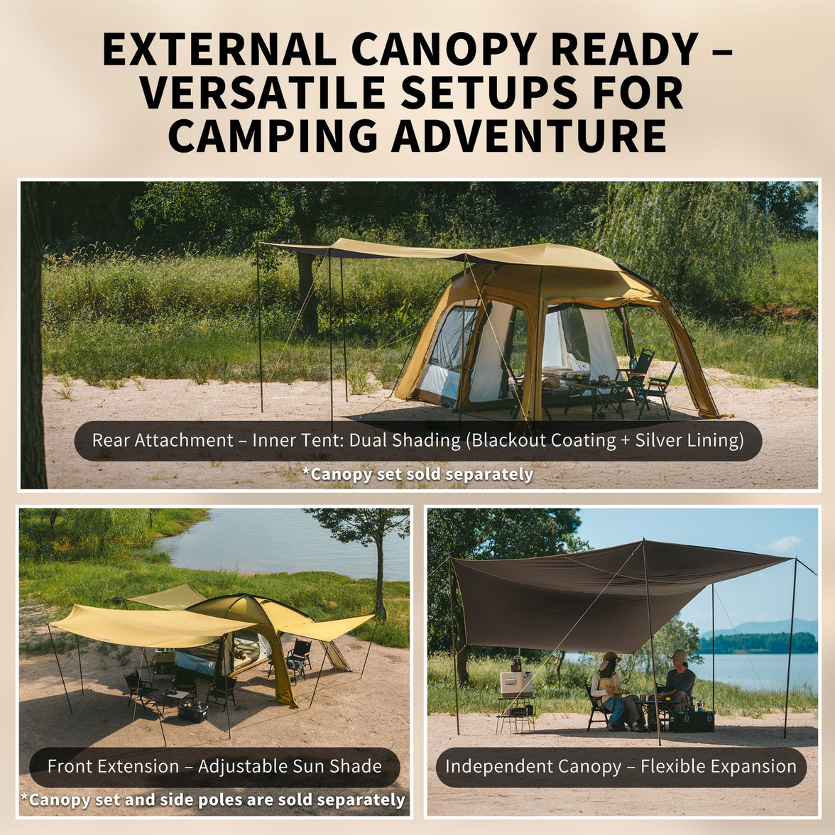 Naturehike Dune™ 10.9 Pro 4-Person Hot Tent