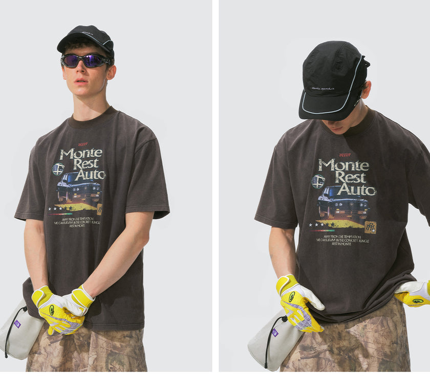 Monterest Vintage Graphic Cotton T-shirt