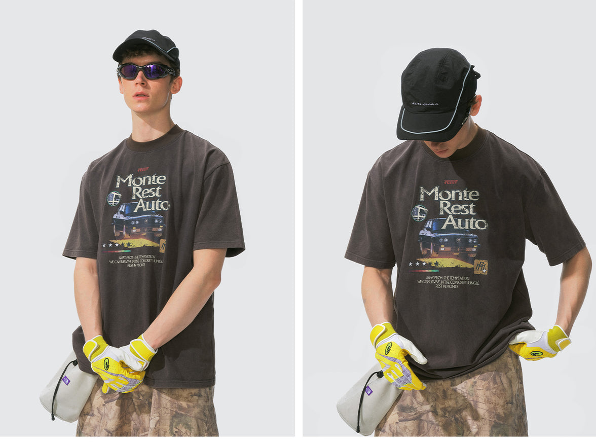 Monterest Vintage Graphic Cotton T-shirt