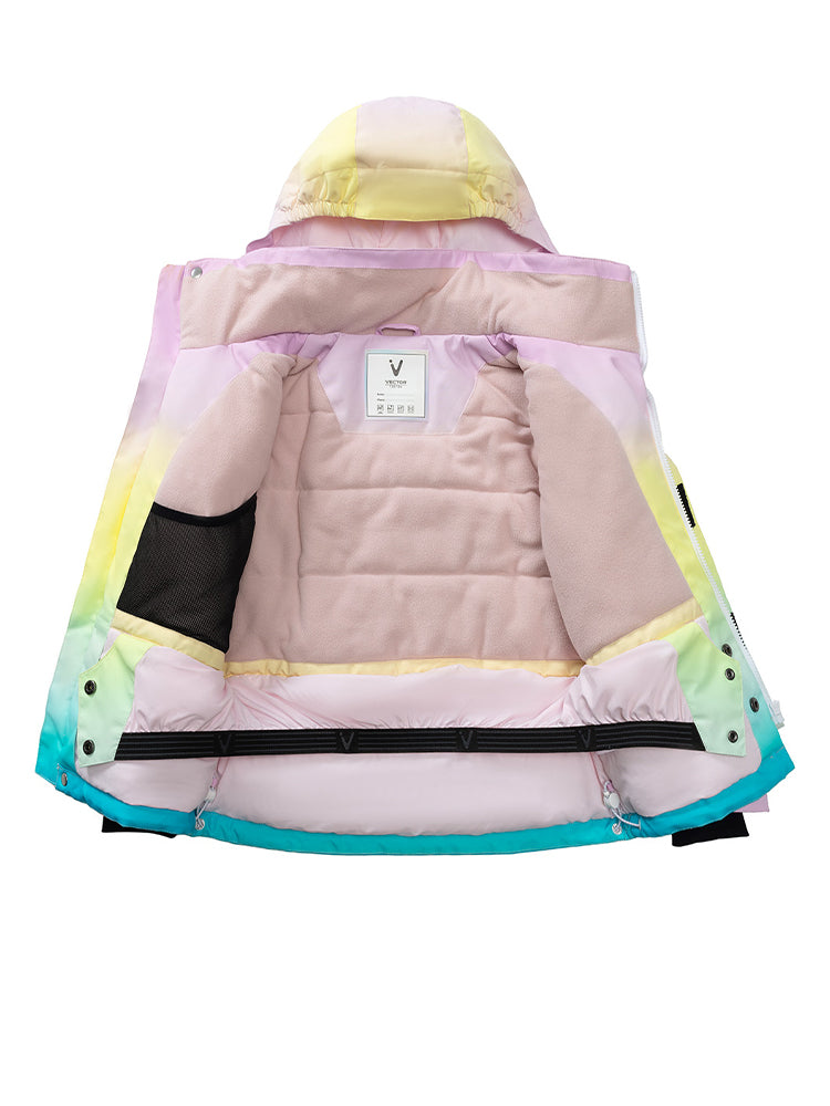 Vector Glacier Pastel Kids' Glow Anorak Jacket