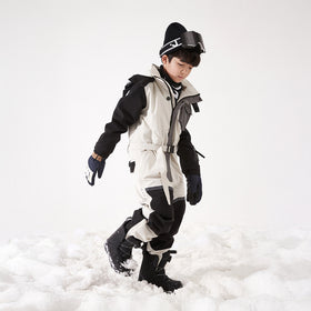 Vector Sparkle Panda Kids' Nebula Spliced Jumpsuit