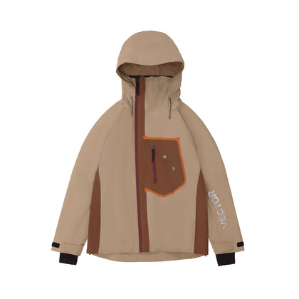Vector Brown Snowpark Slash 2L Jacket - Unisex