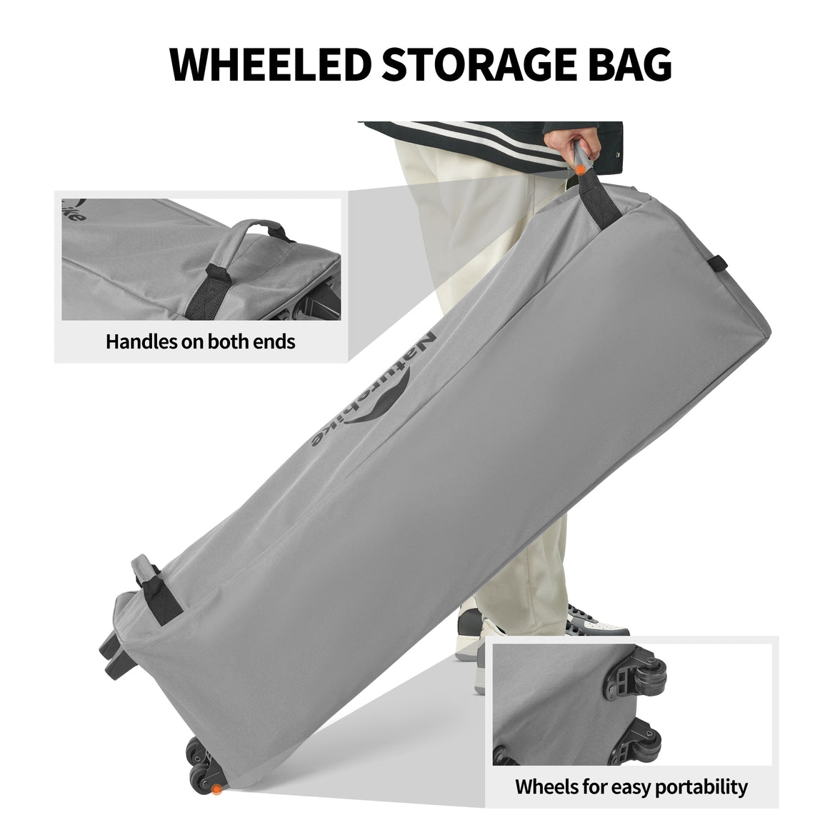 Naturehike XJC04 Ultralight Foldable Camping Cot Q-9E Double