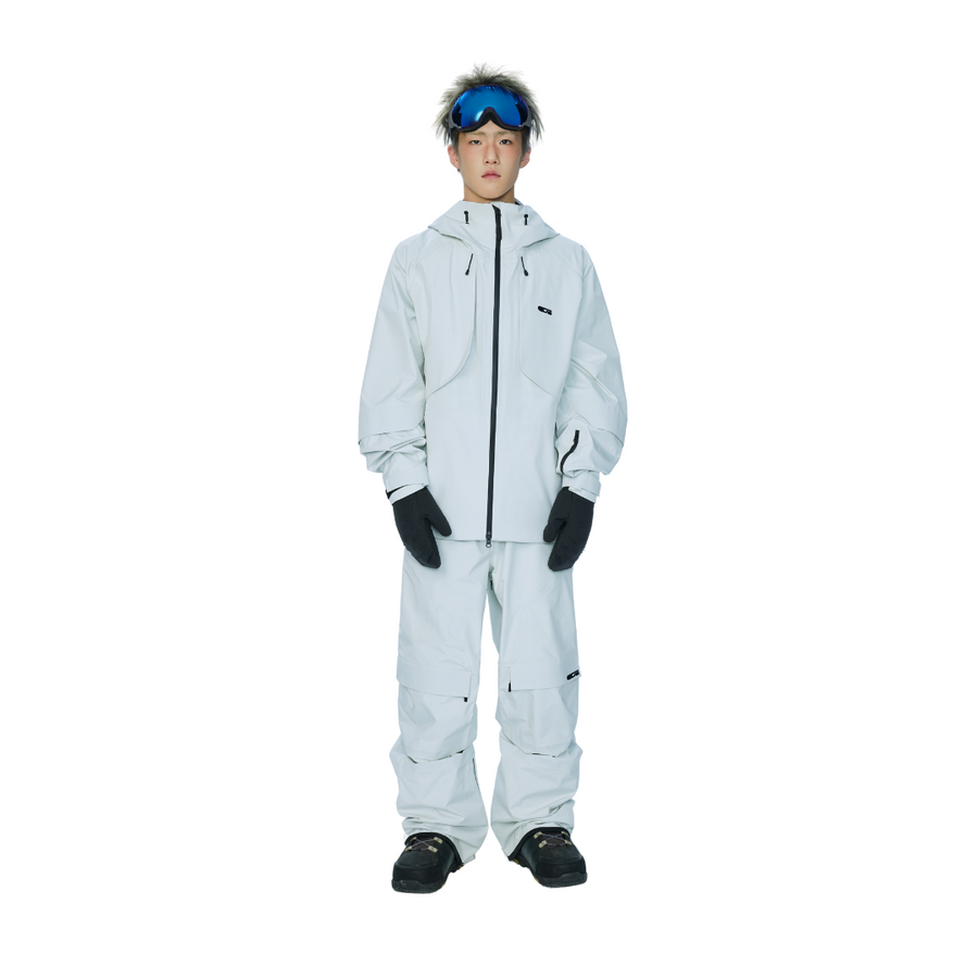 GAINAX Veste de Snow Blanc Pur