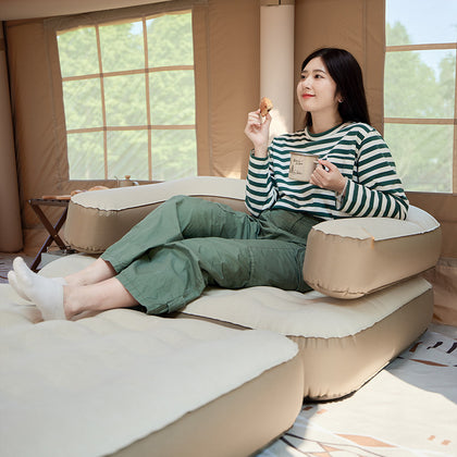 Naturehike SF02-Tpu Outdoor Inflatable Single Sofa Khaki