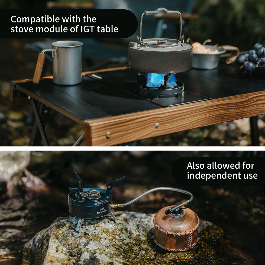 Naturehike Dark Star Three Burners Gas Stove (IGT Compatible) (2026)
