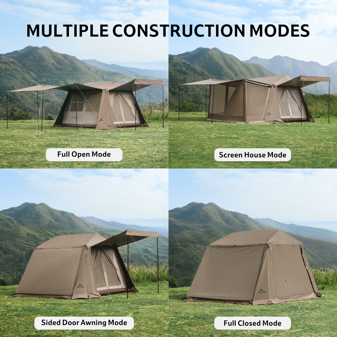 Naturehike Village 6.0 Gen 2 Quick Open Tent Brown(Ultimate Edition)