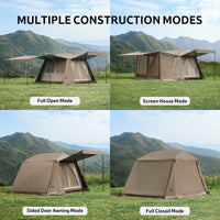 Naturehike Village 6.0 Gen 2 Quick Open Tent Brown(Ultimate Edition)