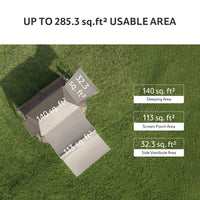 Naturehike Village 13 Gen 2 Quick Open Tent Brown/Tiblack(Ultimate Edition)