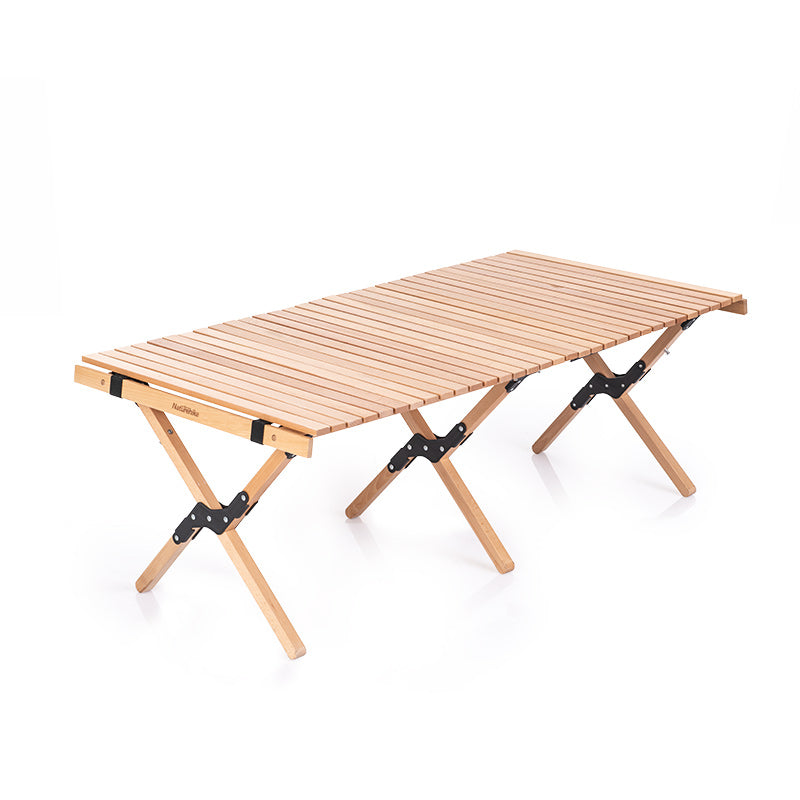Naturehike Wood Outdoor Folding Egg Roll Table