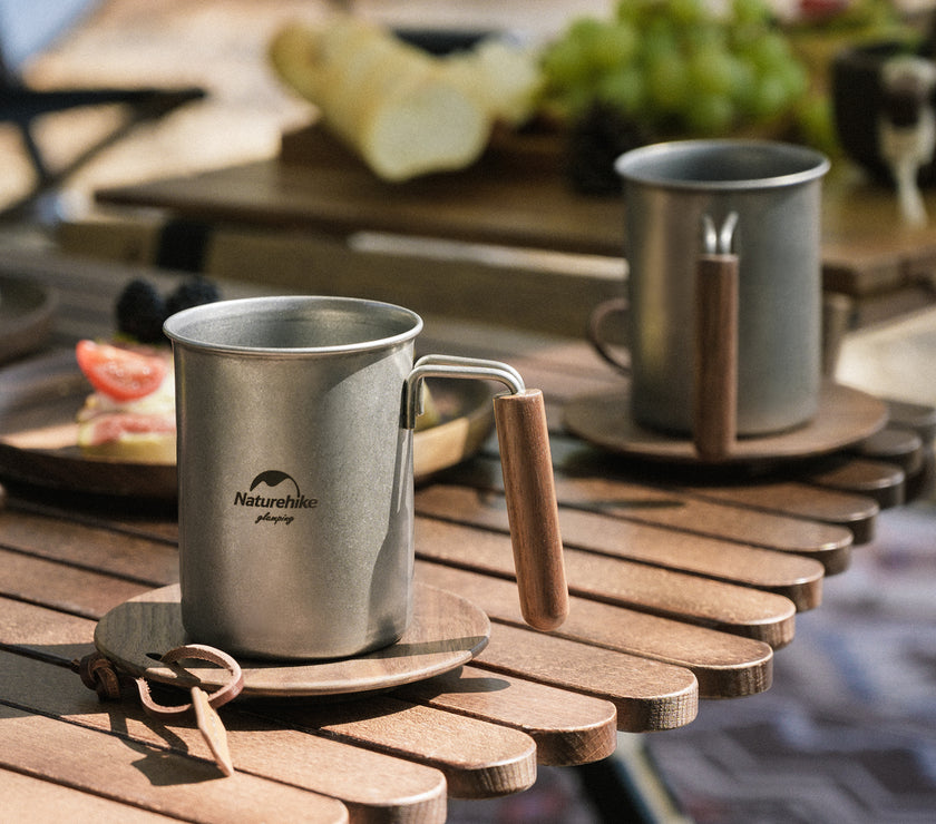 Naturehike Stainless Steel Retro Cutlery 350Ml Cup