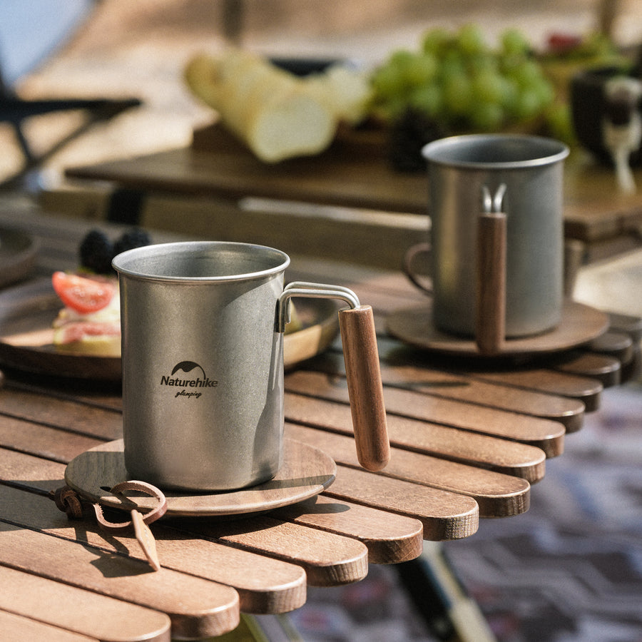 Naturehike Stainless Steel Retro Cutlery 350Ml Cup