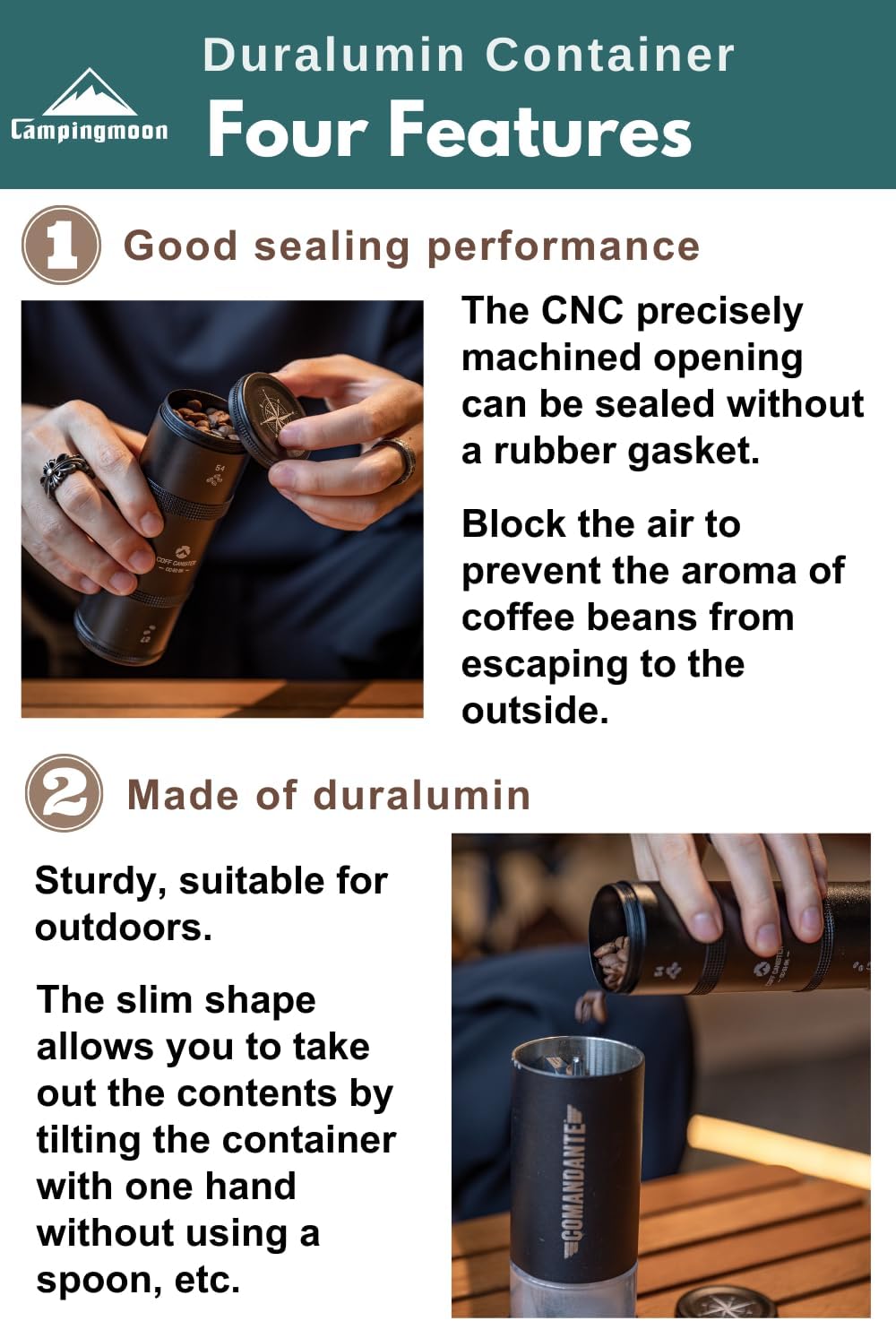 Campingmoon Medium Coffee Canister