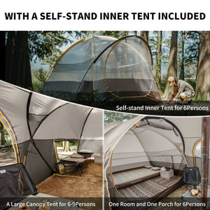Naturehike Kota 6 Tent Light Brownish Gray