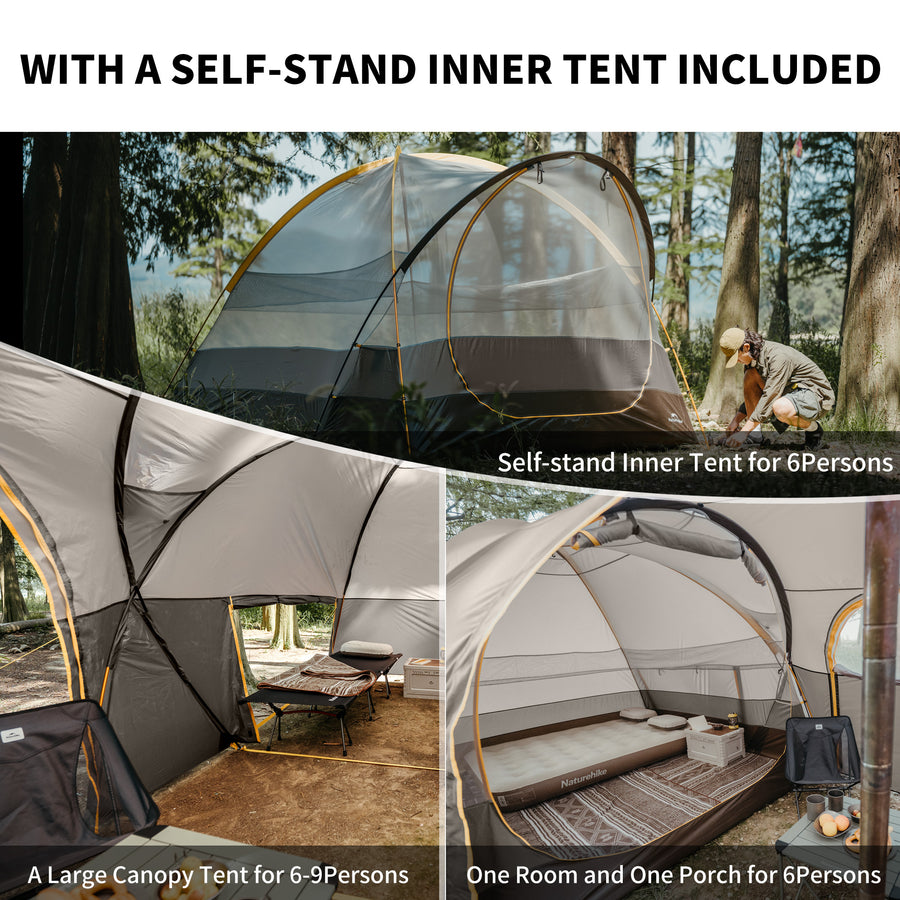 Naturehike Kota 6 Tent Light Brownish Gray (2026)