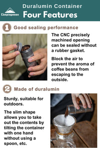 Campingmoon Coffee Beans Case CC-50-H