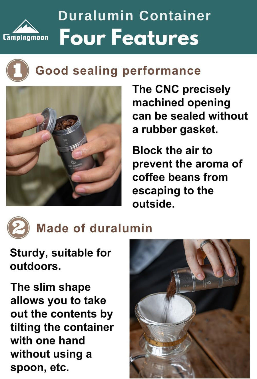 Camping Moon Coffee Beans Case CC-50-H