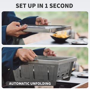 Naturehike Stainless Steel Folding Grill One-Unit (IGT Compatiable)