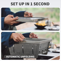 Naturehike Stainless Steel Folding Grill One-Unit (IGT Compatiable)