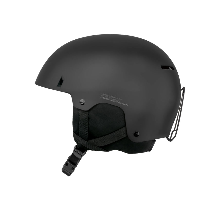 Sandbox Black Icon Snow Helmet