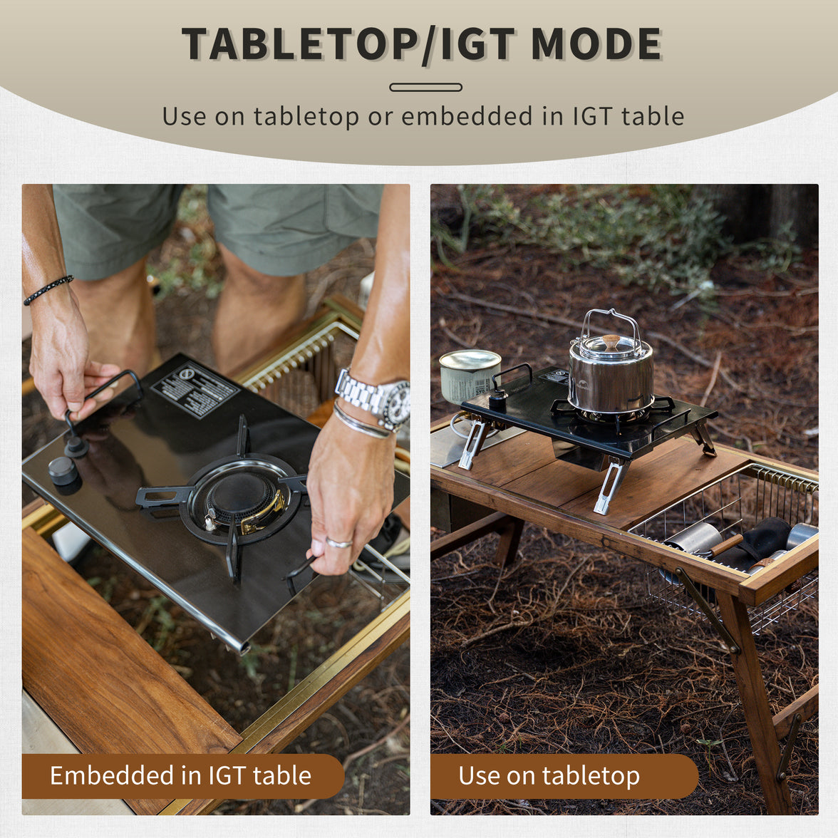Naturehike G01 Tabletop Folding Single Head Gas Furnace One-Unit (IGT Compatiable)