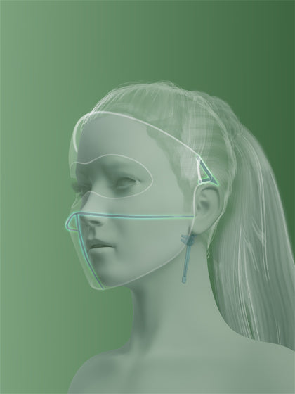 Beneunder AL33324 Brimmed Full-Face Sun-Proof Face Mask