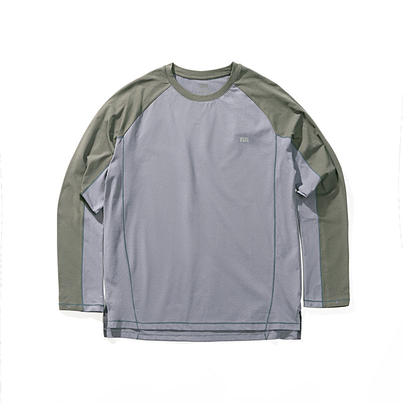 NOTHOMME Splicing Long Sleeve T-shirt