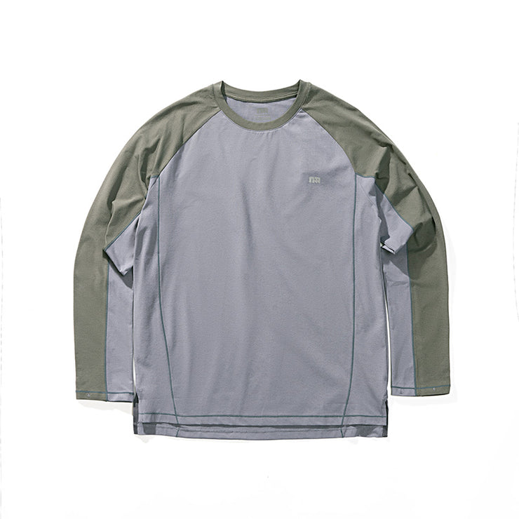 NOTHOMME Splicing Long Sleeve T-shirt