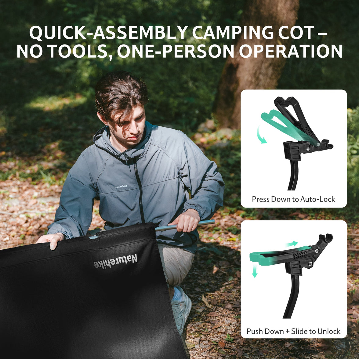 Naturehike XJC08 Greenfield Outdoor Folding Camp Bed