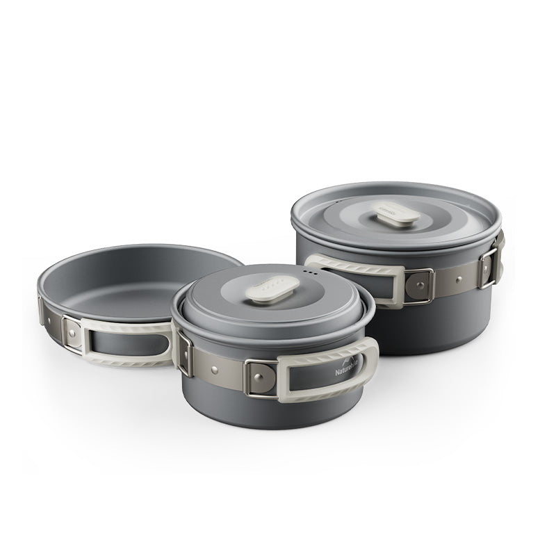 Naturehike Aluminium Alloy Pot Set A for 2-4 People