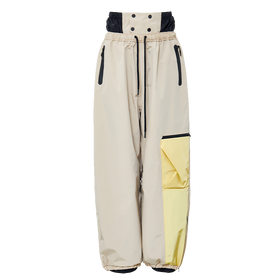 Randompow Yellowgrey All Purpose Baggy Snow Pants - Unisex