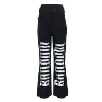Randompow Signature Reflective Print Regular Fit Snow Pants Black - Unisex