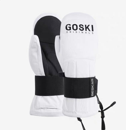 Goski Mittens With Wrist Pads Black