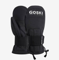 Goski Mittens With Wrist Pads Black