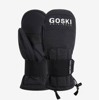 Goski Mittens With Wrist Pads Black