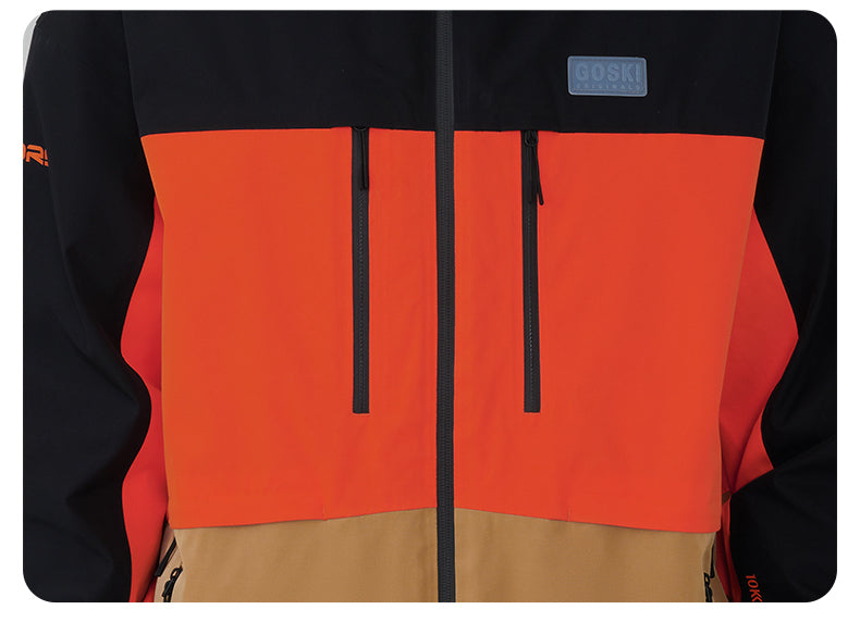 Goski Flex Snow Jacket White&Green&Black