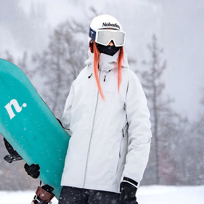 Nobaday Juicy Women’S 2L Snow Jacket Ice Grey