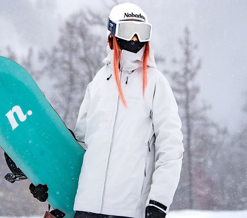 Nobaday Juicy Women’S 2L Snow Jacket Ice Grey