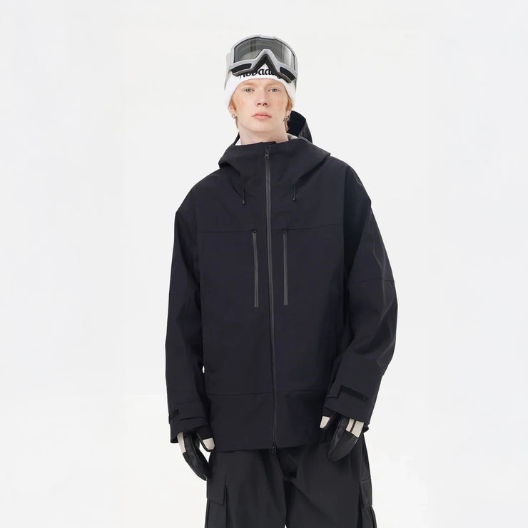 Nobaday Pure Free 3L Zip-Up Snow Jacket Black