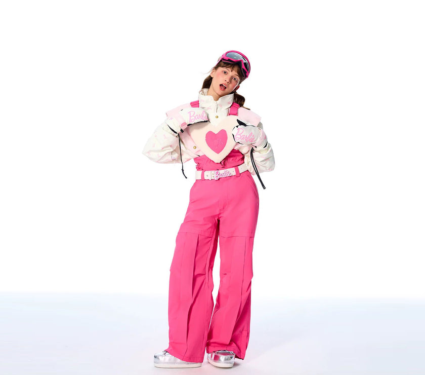 BCG Barbie Limited Edition Pink Heart Ski Jacket