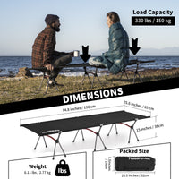 Naturehike XJC04 Ultralight Foldable Camping Cot Q-9E Single