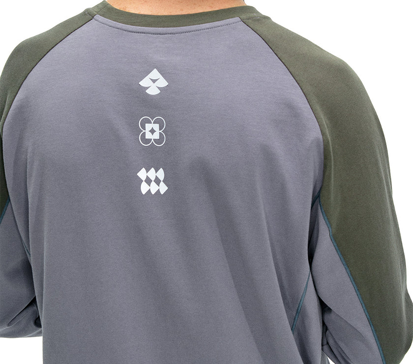 NOTHOMME Splicing Long Sleeve T-shirt