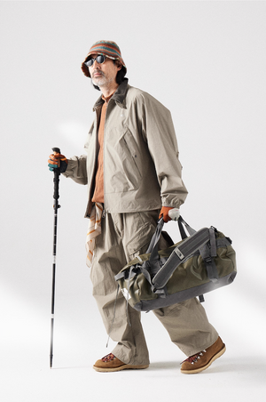 Blue Large Pocket Lapel Jacket