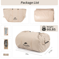 Naturehike Gen Air 12 Cotton Inflatable Tent Khaki