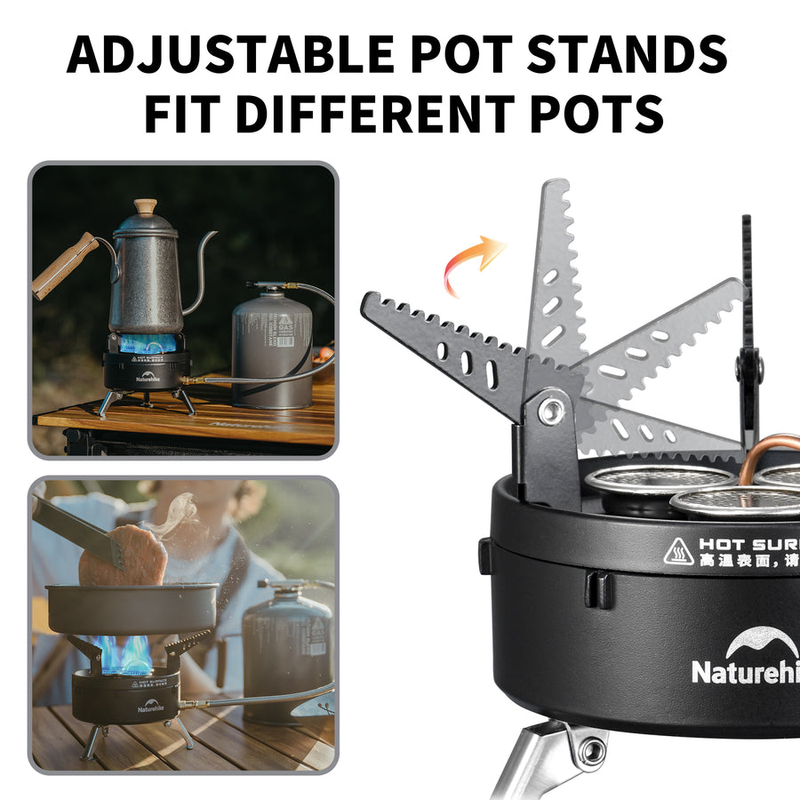Naturehike Dark Star Three Burners Gas Stove (IGT Compatible) (2026)