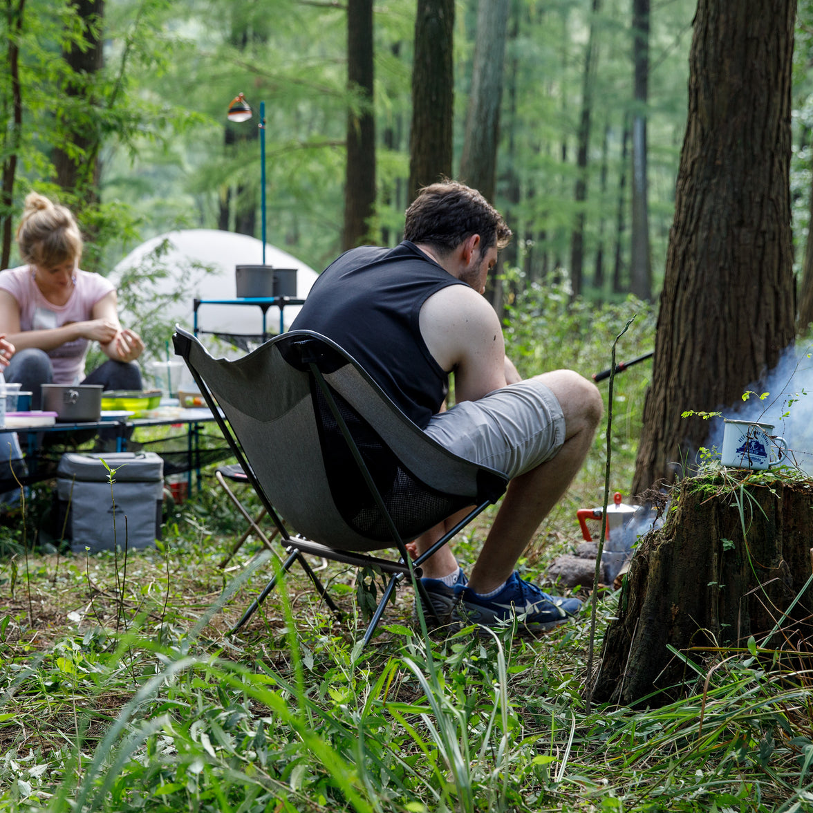 Naturehike YL05 Alu Folding Moon Chair Grey