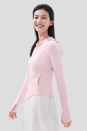 Beneunder AL11924 Iceskinny - Women's Slim-Fit Short Sun Protection Jacket Upf50+